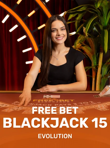 Free Bet Blackjack 15 game tile
